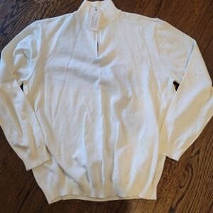 Men's sweater with zipper